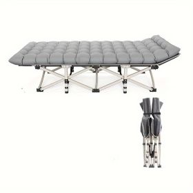 SteelTrail Folding Camping Bed – Heavy-Duty Rollaway Cot With Carry Bag