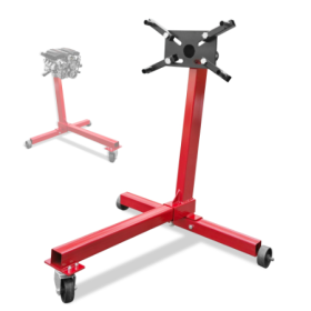 360 Degree Rotating Engine Run Stand With 3-Casters(750LBS Capacity)