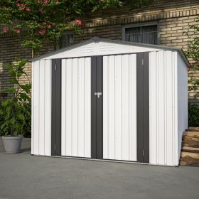 All Weather Metal Sheds With 2 Lockable Doors
