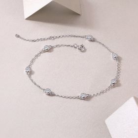 Smart Bubble Moissanite Bracelet – Radiant Orb Edition