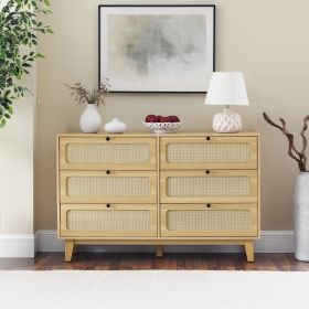 Wooden Antique Dresser (6 Drawer)