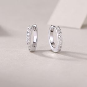 Sure Diamond Set Moissanite Silver Earrings Luxury Fashion Diamond Earrings Stud Earrings
