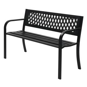 IronGrid 47" Outdoor Mesh Bench