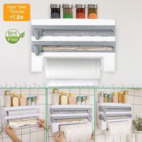Magnetic Cling Film & Foil Dispenser – Wall-Mount Kitchen Roll Organizer