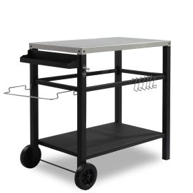 Stainless Steel Top Barbecue Cart