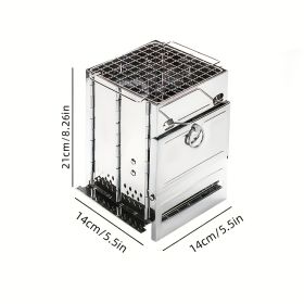 Mini Charcoal Stove (Stainless Steel)