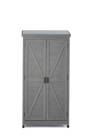 Ironclad 68" Outdoor Storage Cabinet With Metal Top