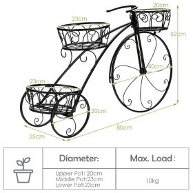 Tricycle Plant Stand Flower Pot Cart Holder – Parisian Style