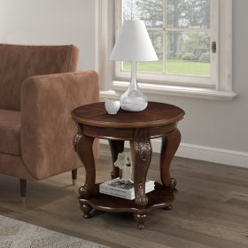 Retro Solid Wood Side Table