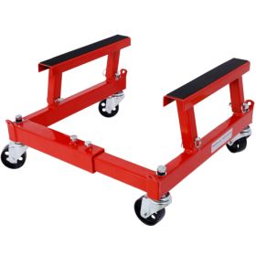 ATV Motorcycle Engine Cradle Dolly (Red)