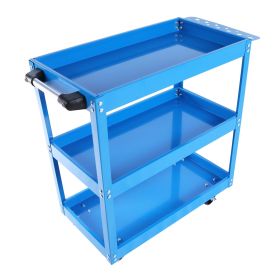 Heavy-Duty 3-Tier Rolling Mechanic Tool Cart with Locking Wheels