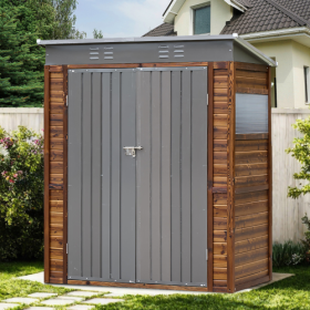 Iron Wood Combination Tool Shed