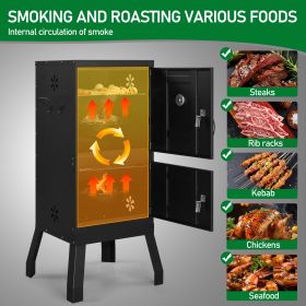 Double Door Vertical Smoker (Black)