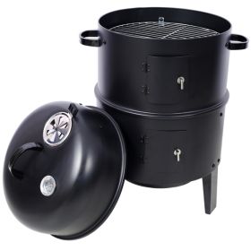 Charcoal Smoker And Grill (Portable Grill Suitable For Camping)