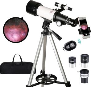 Beginner Astronomical Refracting Telescope with Wireless Remote