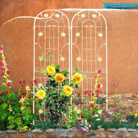 2-Pack Metal Garden Trellis 86.7" x 19.7"