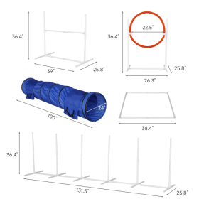 Dog Agility Training Equipment Set (6-piece)