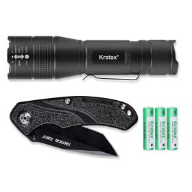 TactiBlade Zoom Tactical Flashlight & Knife