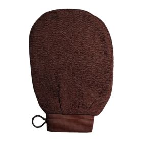 Rayon Bath Gloves (Multicolor) (Color: Brown)