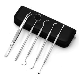Dentist Tool Set With Dental Mirror (Stainless Steel) (Option: 5pcs set)