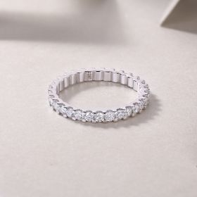Wish Diamond Ring Luxury Fashion Set Moissanite Silver Ring (Option: Five)