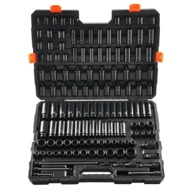 VEVOR Impact Sockets Set (130PCS) (Color: Black)