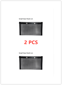 Reusable BBQ Grill Mesh Bag (Non-stick) (Option: 14x22 2 pcs)