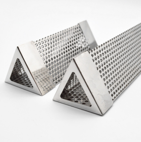 Stainless Steel Smoke Pipe (Option: 12 inches-Triangle)