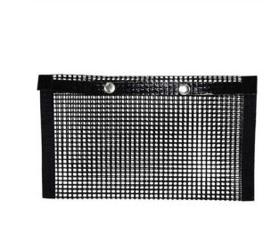 Reusable BBQ Grill Mesh Bag (Non-stick) (Option: Black 24x14cm)