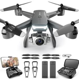 Professional Drone 6K HD Dual Camera (Color: Black)