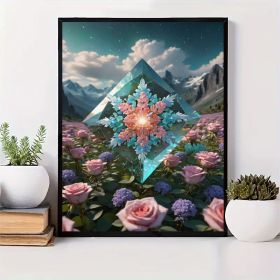 Full Diamond Round Water Diamond Art - Multiple Designs (Option: Code40)