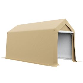Heavy Duty Outdoor Tent (7FT x 12FT) (Color: Beige)