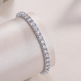 Gravitation Moissanite Bracelet – Cosmic Spark Design (Option: 165mm)
