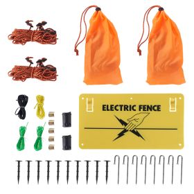 VEVOR Electric Fence Netting, 35 H X 164inch L, PE Net Fencing With Posts & Double-Spiked Stakes, Utility Portable Mesh For Goats, Sheep, Lambs, Deer, (Option: Default)