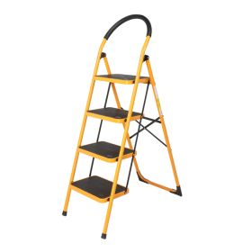 Iron Step Stool (4 Steps) (Option: Turmeric)