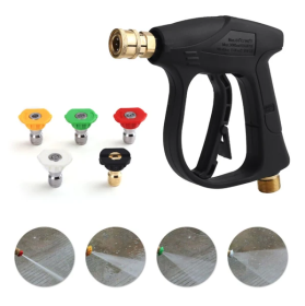 High Pressure Washer Gun – 4000 PSI Foam Spray Short Wand (Option: Model2)