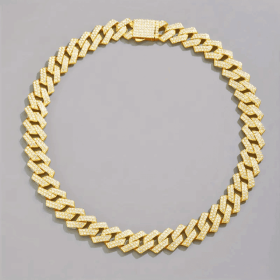 The Keel Moissanite Bracelet – Rivaling Natural Diamonds (Option: 165mm-Golden)