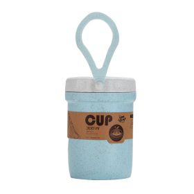 Microwaveable Sealing Soup Cup (Color: Blue)