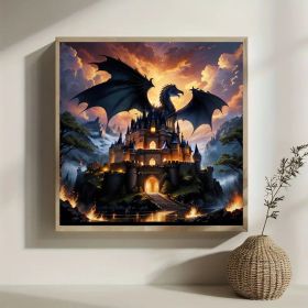 Full Diamond Round Water Diamond Art - Multiple Designs (Option: Code156)