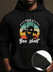 Boo Sheet Ghost Pullover Hoodie – Spooky Season Edition (Option: Black-S)