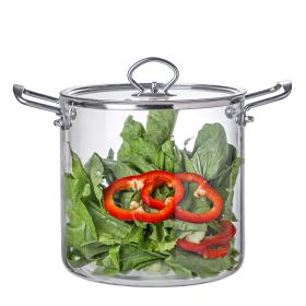 Glass Pot With Lid (5.5 Liter) (Option: 550ml)