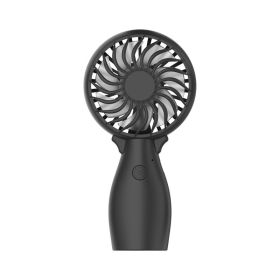 F6 Compact Portable Desktop Fan – 3-Speed Adjustable (Color: Black)