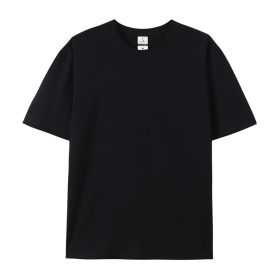Cotton T-Shirt – Plain White & Black (Option: S-Black)