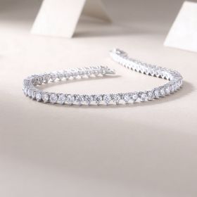 Mark Moissanite Bracelet – Radiant Horizon Edition (Option: 165mm)