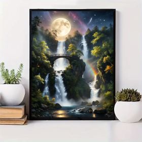 Full Diamond Round Water Diamond Art - Multiple Designs (Option: Code34)