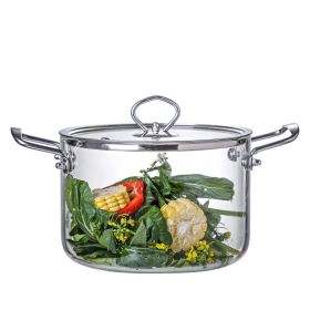 Glass Pot With Lid (5.5 Liter) (Option: 350ml)