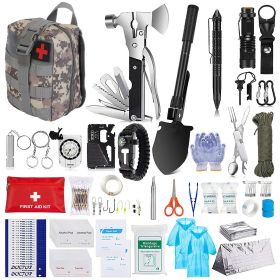 125-Piece Tactical Survival Kit – Emergency Gear for Outdoor Adventures (Option: 1Pack)