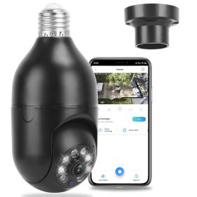 Guardian LightCam – 1080P WiFi Bulb Security Camera (Color: Black)