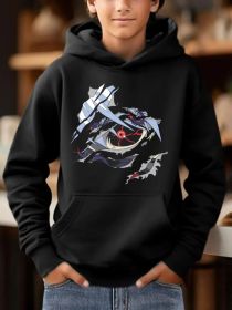 Shadow Scale Hoodie – Cyber Tech Edition (Option: Black-2XL)